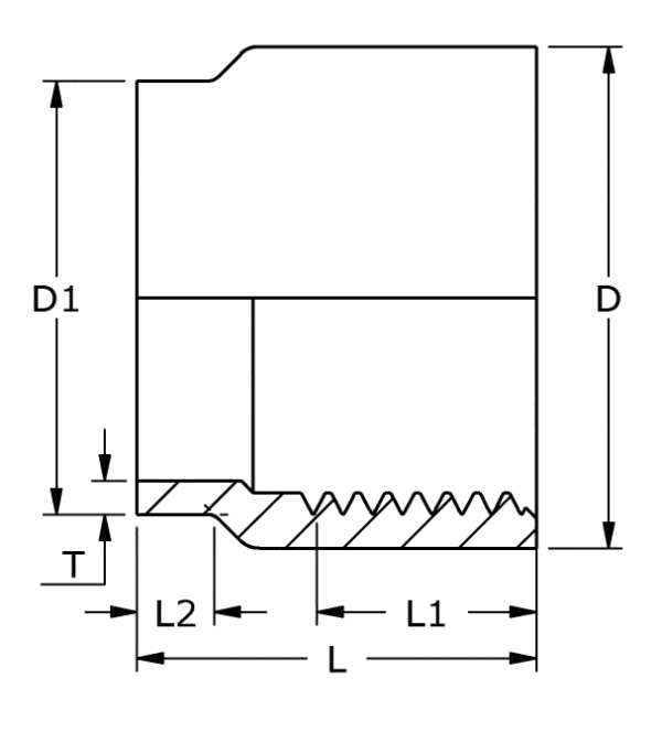 R-404 Anschweissmuffen – Bild 2