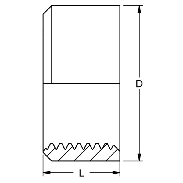 R-203 Half sockets with bevel - Image 2
