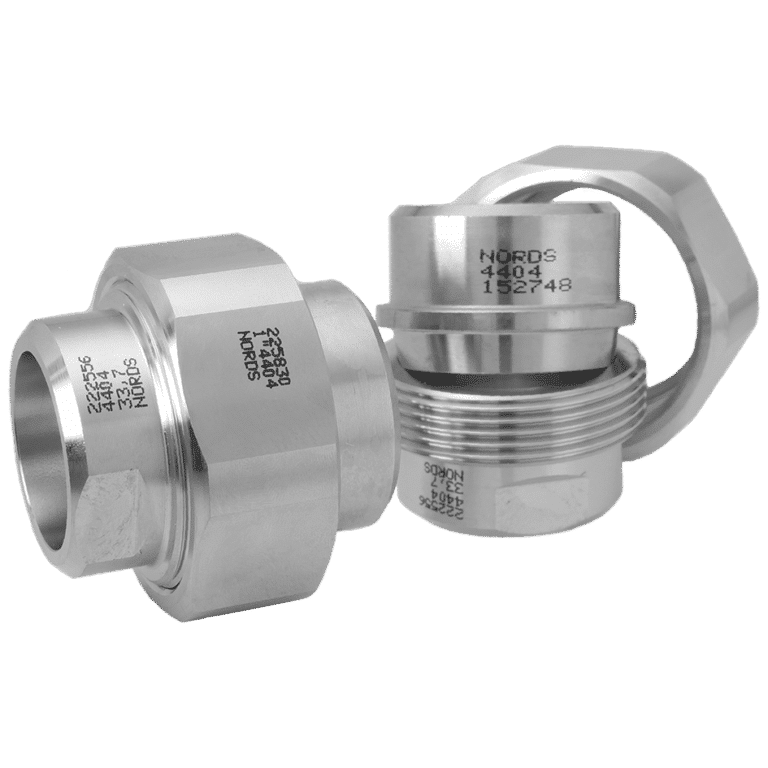 I131 Unions socket welding Conical sealing Nords International