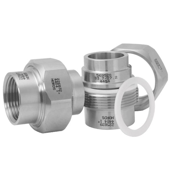 LR-131 I/S Unions Inside threads/Weld Flat gasket PTFE