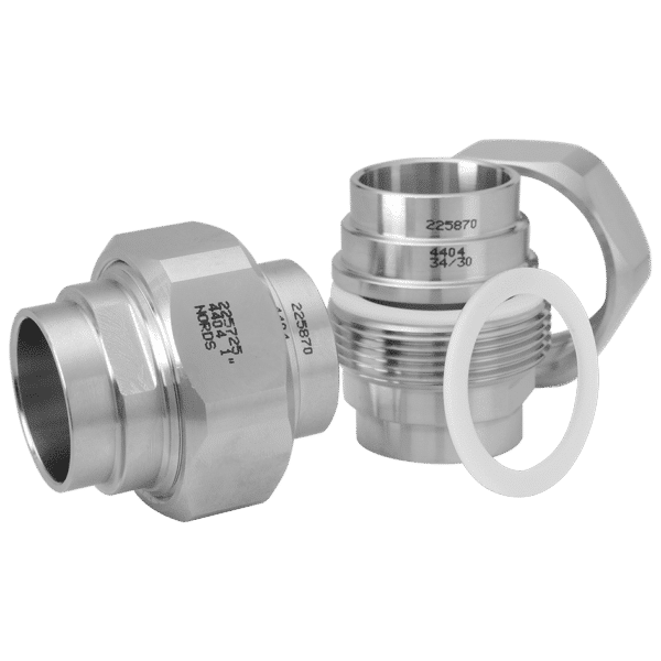 LR-131 S/S Koppling Svets/Svets Plan tätning PTFE