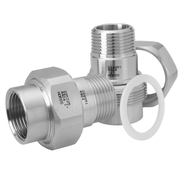 LR-131 I/U Koppling Invändig/Utvändig Plan tätning PTFE