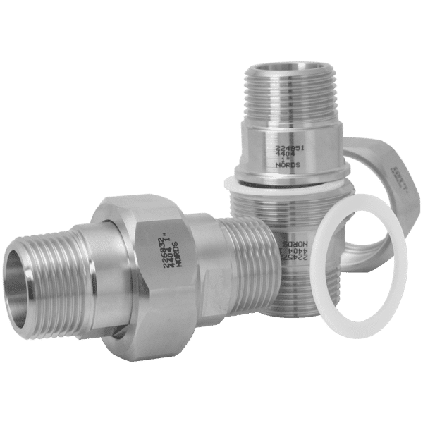 LR-131 U/U Koppling Utvändig/Utvändig Plan tätning PTFE