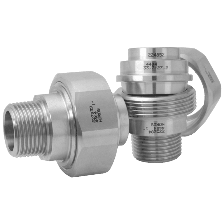R-131 U/S Unions Outside threads/Weld Conical sealing - Nords International
